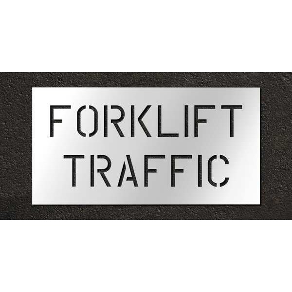 Rae Stencil, Fork Lift Traffic Area, 15 in - STL-116-10602