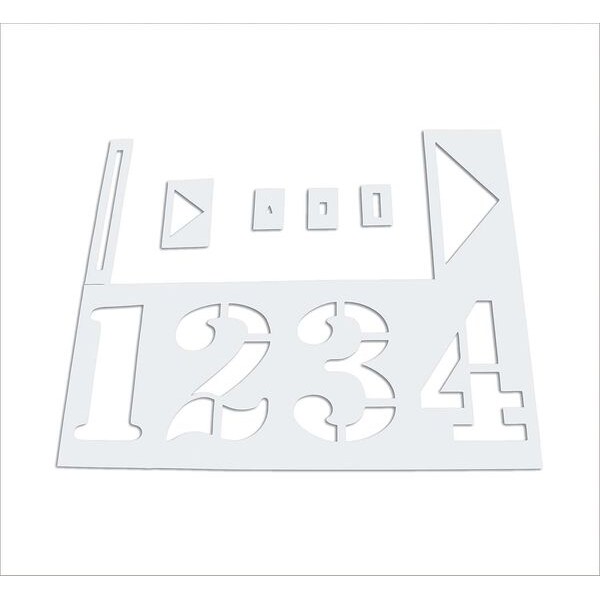 Rae Athletic Stencil, Track & Field, 36in, 1/8 - STL-108-F6100KIT