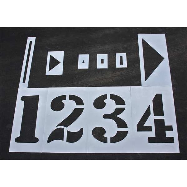Rae Athletic Stencil, Track & Field, 36in, 1/8 - STL-108-F6100KIT