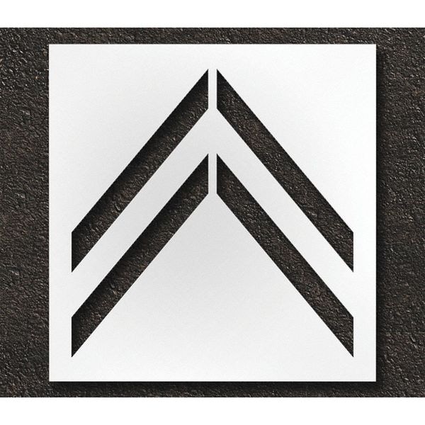 Rae Pavement Stencil, Bike Lane Chevron - STL-108-5120