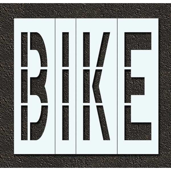 Rae Pavement Stencil, Bike, 48 in - STL-116-74817
