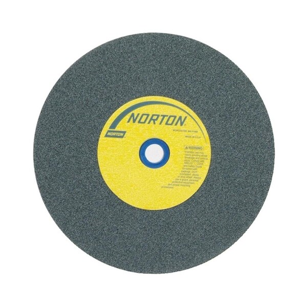 Norton Co Bench & Pedestal Wheel, Standard, Type 1 - Silicon Carbide, 8 x 1 x 1 Fine, Max RPM: 3600 - 662530-44534