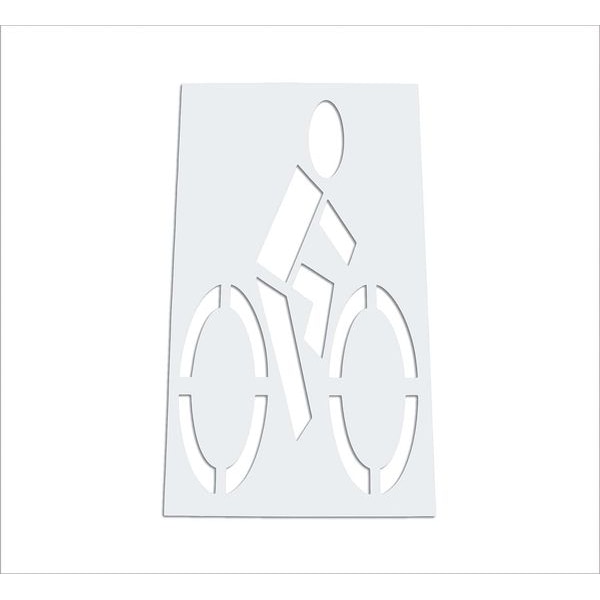 Rae Pavement Stencil, 78 in, Bike Lane, 1/8 - STL-108-5035