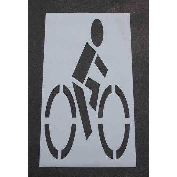 Rae Pavement Stencil, 78 in, Bike Lane, 1/8 - STL-108-5035