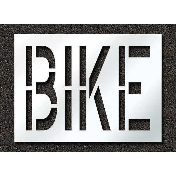Rae Pavement Stencil, Bike, 24 in - STL-116-72417