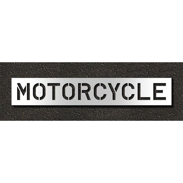 Rae Pavement Stencil, Motorcycle, 10 in - STL-116-71016