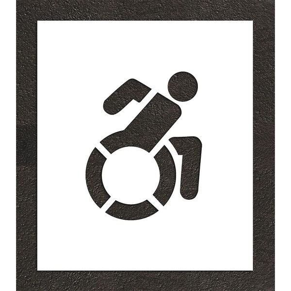 Rae Pavement Stencil, 20"H, 18"W, 0.063" Thick - STL-116-31201