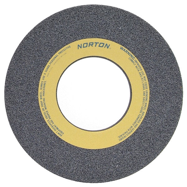 Norton Abrasives Grinding Wheel, T1, 14x1-1/2x5, AO, 46G/Gray - 66253306790