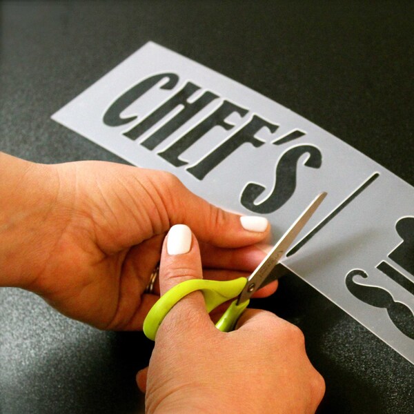 Flash Furniture Restaurant Stencil Set with Title Words & Designs - HGWA-GDIS-CRE8-162315-GG
