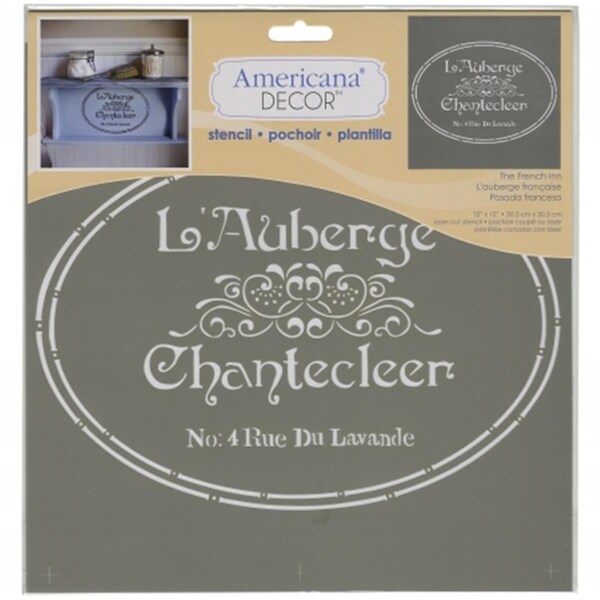 Vertex Americana Decor Stencil-The French Inn - VE102993