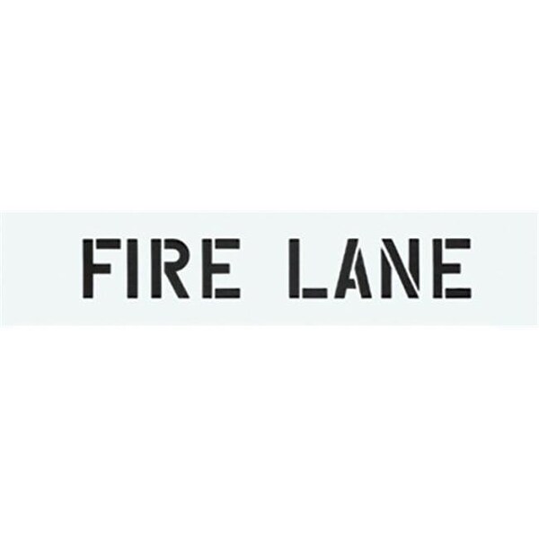 Hy Ko Products Hy Ko Products PLS-51 5 x 24 in. Plastic Reusable Fire Lane Stencil - 207483
