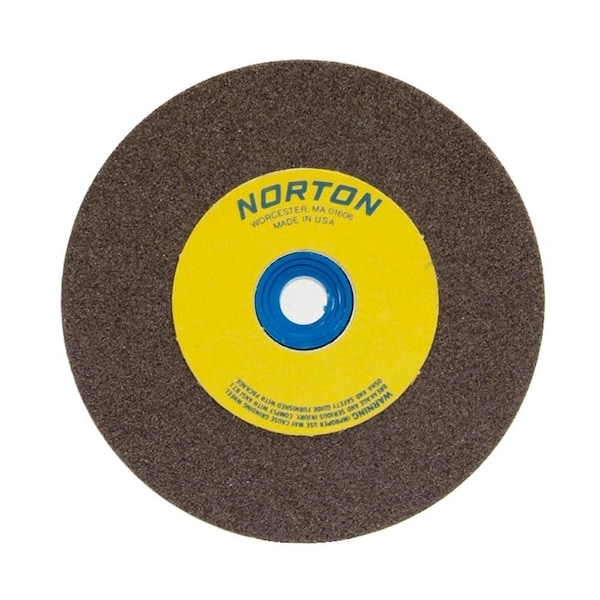 Norton Co Bench & Pedestal Wheel, Standard, Aluminum Oxide, Size: 12 x 2 x 1-1/2 Crs, Max RPM: 2070 - 662532-63055