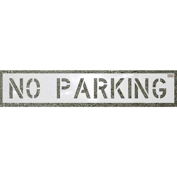 C.H. Hanson Stencil, No Parking, 12 x 54 In. - 70001