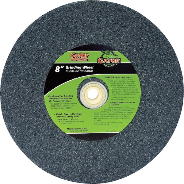 Gator Finishing Blade 8 In. 1 In. Adjustable - 1in. , 3/4in. , 5/8in. Bench Grinding Wheel - 6002GA