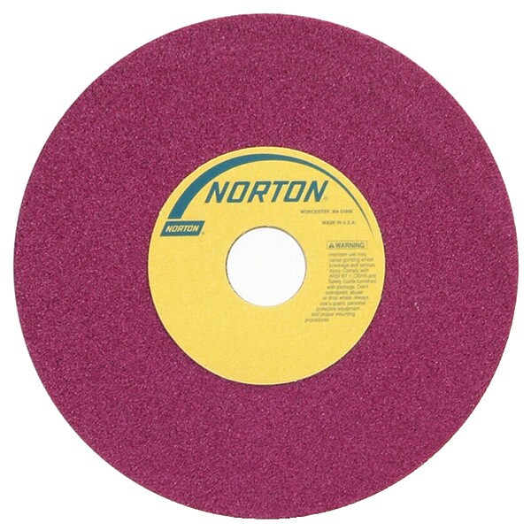 Norton Abrasives Grinding Wheel, T1, 8x1/2x1.25, AO, 46G, PK5 - 69936662101
