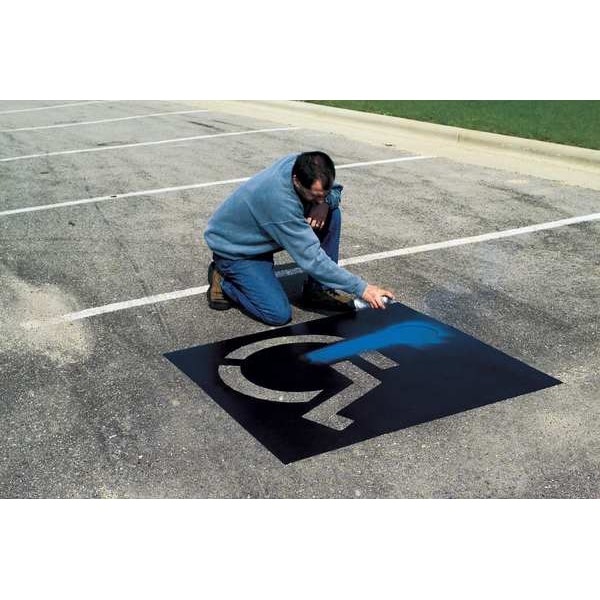 Zoro Select Parking Lot Legend, No Parking, Plastic - 3W626