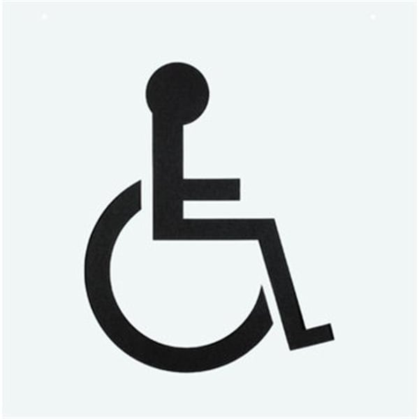 Hy Ko Products Hy Ko Products PLS-60 48 x 48 in. Plastic Reusable Handicapped Parking Lot Stencil - 29069000608