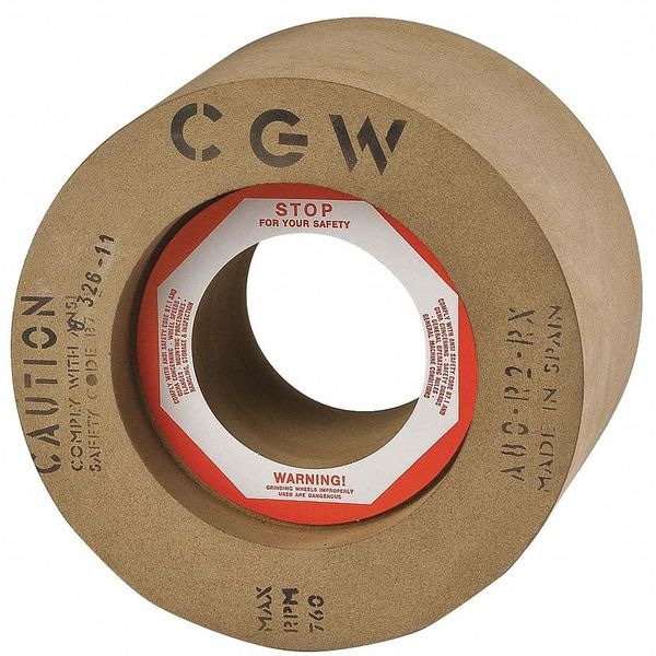 Cgw Abrasives Grinding Whl, 12x6x5, T7, R/2-7.5x1.5 - 35288
