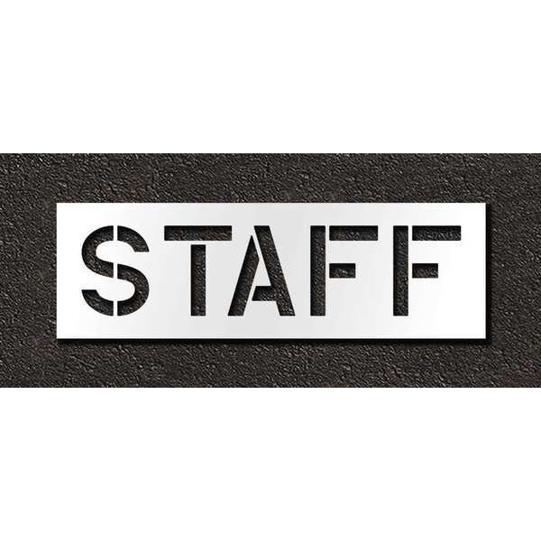 Rae Pavement Stencil, Staff, 12 in - STL-116-71213
