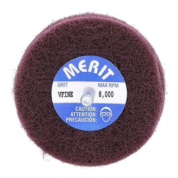 Merit Non-Woven Wheels3 x 1 x 1/4 In. AO 5-Pl - 08834131497