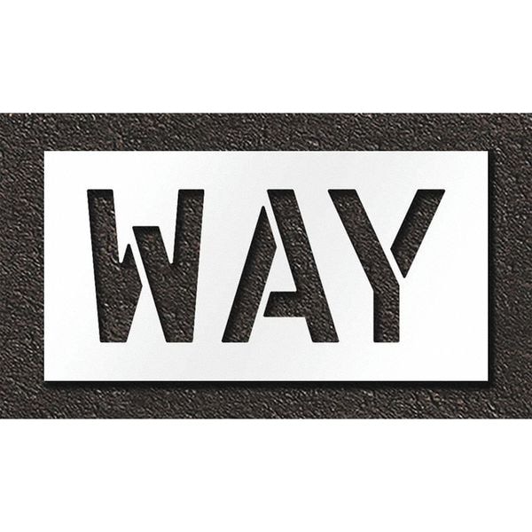 Rae Pavement Stencil, Way, STL-108-71210 - STL-108-71210