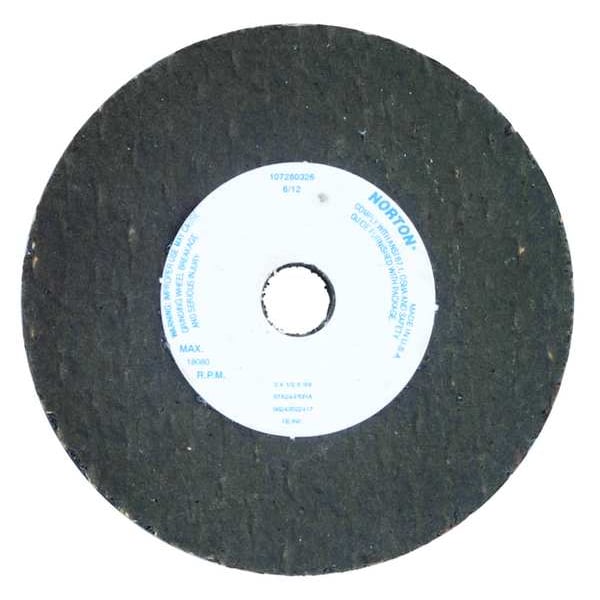 Norton Abrasives Gemini Grinding Wheel, T1, 3x1/2x3/8, AO, 24G, Black - 66243522417