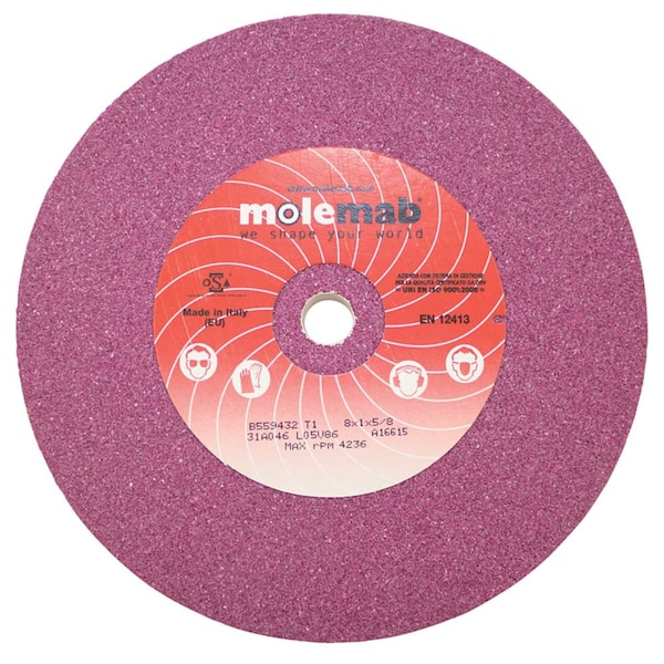 Stens Blade Grinding Wheel 750-045 For 8" X 1" X 5/8" 46 Grit Ruby - 750-045