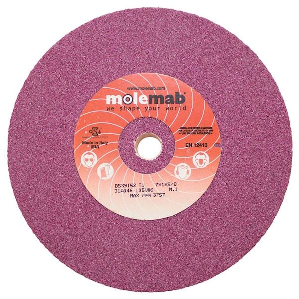 Stens Blade Grinding Wheel 750-011 For 7" X 1" X 5/8" 46 Grit Ruby - 750-011