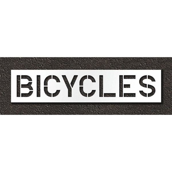 Rae Pavement Stencil, Bicycles, STL-108-71218 - STL-108-71218