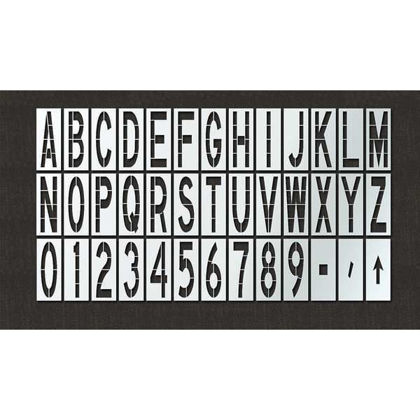 Rae Airport Pavement Stencil Kit, 144 in - STL-108-F144KIT
