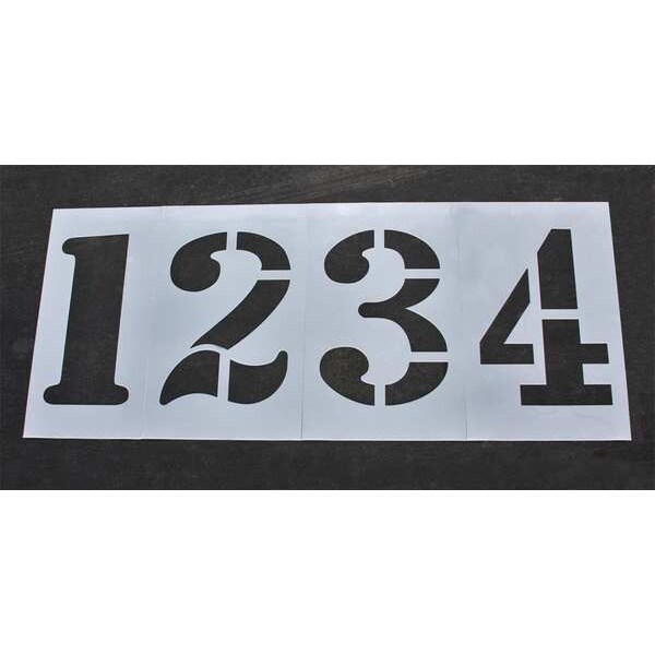 Rae Athletic Stencl, Track & Field, 36 in, 1/16 - STL-116-F6100