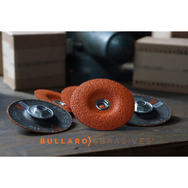 Bullard Abrasives RapidGRIND Grinding Discs, 4-1/2 x 7/8, PK5 - 5326