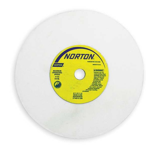 Norton Abrasives Grinding Wheel, T1, 7x1/4x1.25, AO, 46G, PK5 - 66252909755
