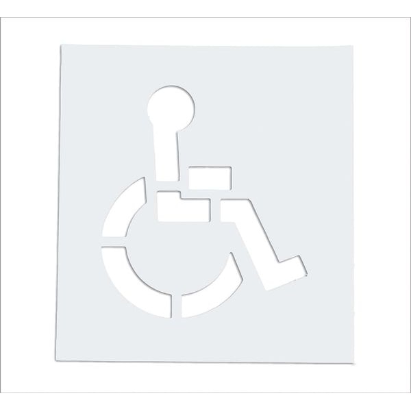 Rae Pavement Stencil, 21 in, Handicap, 1/16 - STL-116-3021