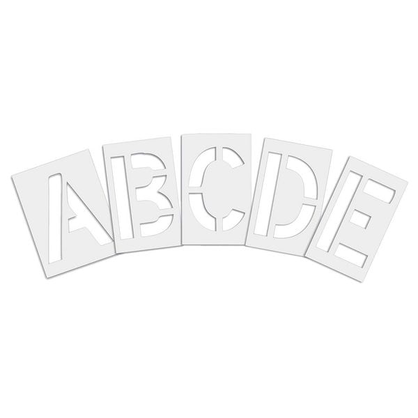 Rae Pavement Stencil, Alphabet Kit, 12 in. H - STL-116-8125