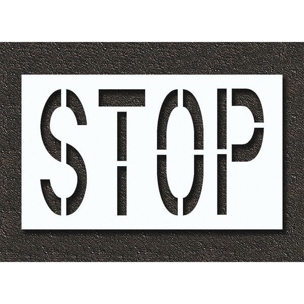 Rae Pavement Stencil, Stop, STL-108-72403 - STL-108-72403