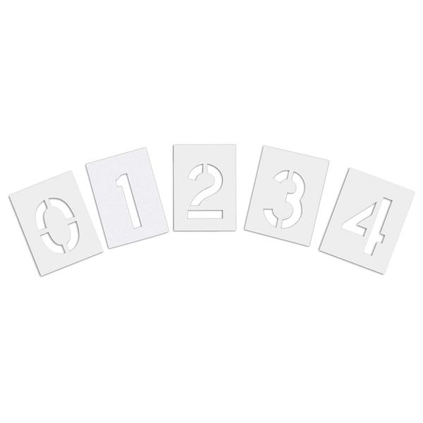 Rae Pavement Stencil, 12 in, Number Kit, 1/16 - STL-116-8120