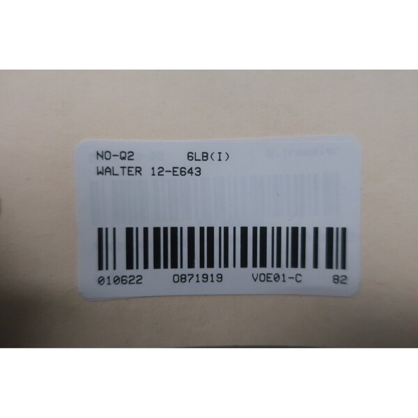 Walter Bench 2500Rpm 1In 8In 1In Grinding Wheel - 12-E643