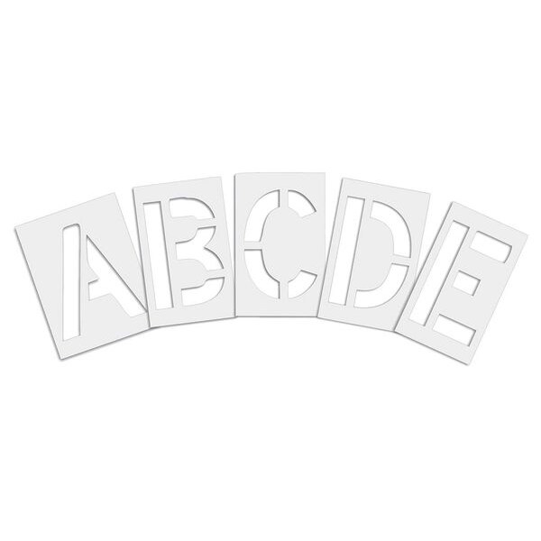 Rae Pavement Stencil, 3 in, Alphabet Kit, 1/16 - STL-116-8035