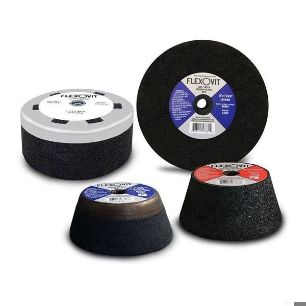 Flexovit HIGH PERFORMANCE Grinding Wheel, 4 in Dia x 2 in THK, C16PB Grit, Silicon Carbide Abrasive - N4255
