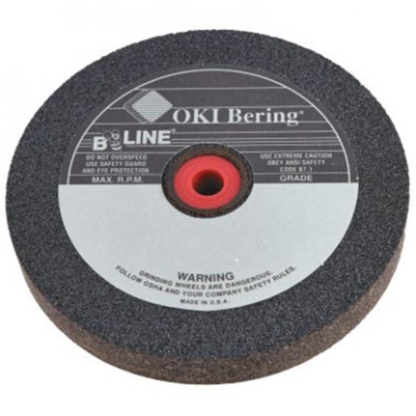 Eaton B-Line 6 x 0.75 x 1 in. Abrasives Bench Wheel A120R9B FIN T1 - 903-6341F