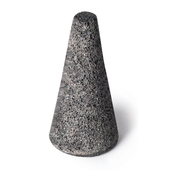 Cgw Abrasives Grinding Plug, 1-1/2 in Max Diameter, 2-1/2 in THK Head, 16R Grit, Coarse Grade, Aluminum Oxide Abra - 49037