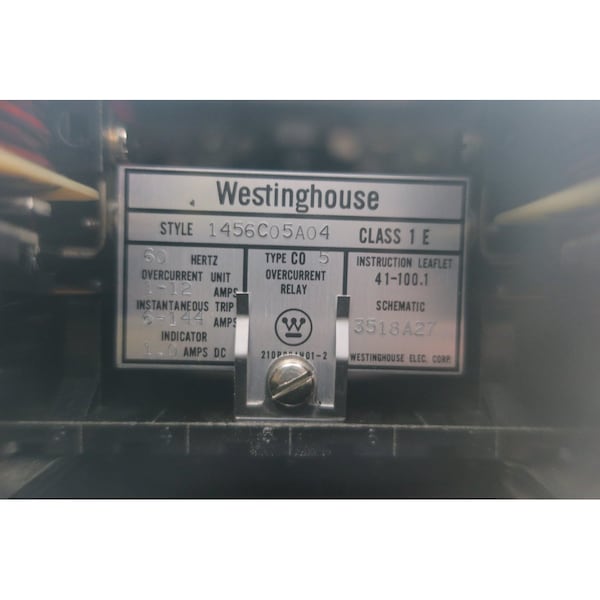 Sobrecorriente Westinghouse 112A 6144A Otro relé - CO-5 1456C05A04
