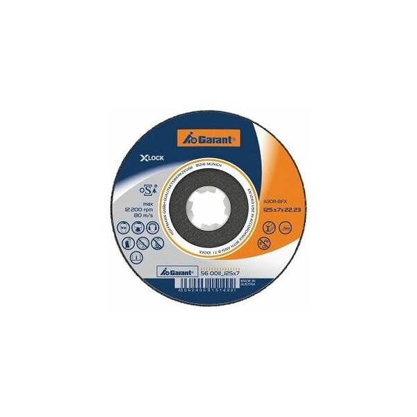 Garant X-LOCK Rough Grinding Disc, Dia: 115 mm - 560011 115X7
