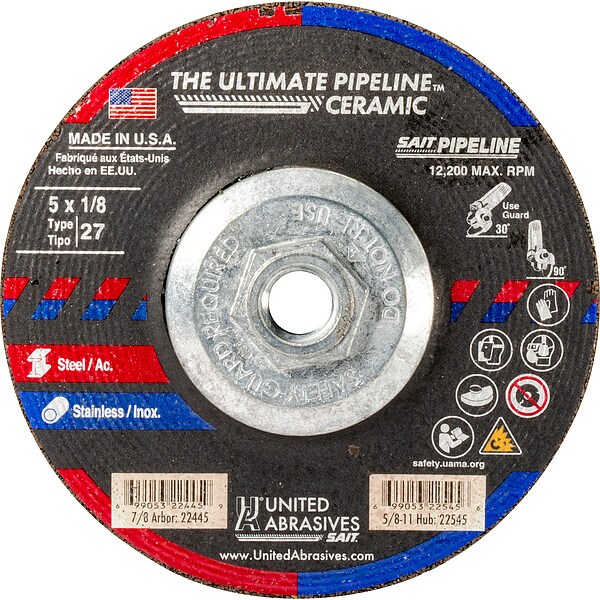 United Abrasives/Sait Abrasive Grinding Wheel - 22545