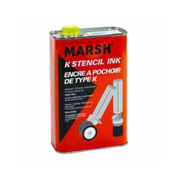 C.H. Hanson All Purpose Stencil Ink, 1 Qt Can, Black, 12164 - 12164