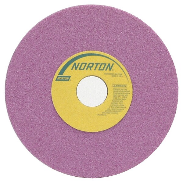 Norton Abrasives Grinding Wheel, T1, 7x1/2x1.25, AO, 60G, PK5 - 69936662920