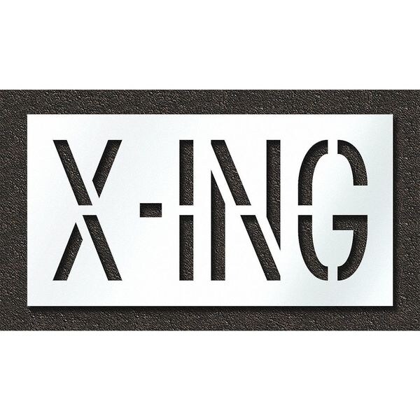 Rae Pavement Stencil, X-ing, STL-108-71827 - STL-108-71827
