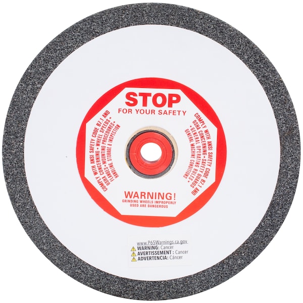 Shark Industries 7-in. x 3/4-in. x 1-in. Bench Seat Grinding Wheel 36 Grit, Aluminum Oxide - 2023