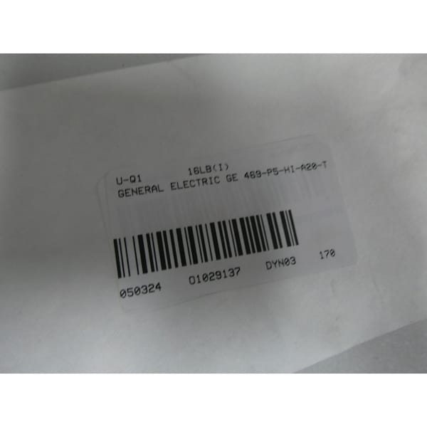 RELEVADOR DE PROTECCIÓN Y GESTIÓN DE MOTOR - 469-P5-HI-A20-T